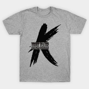 nick name K black T-Shirt